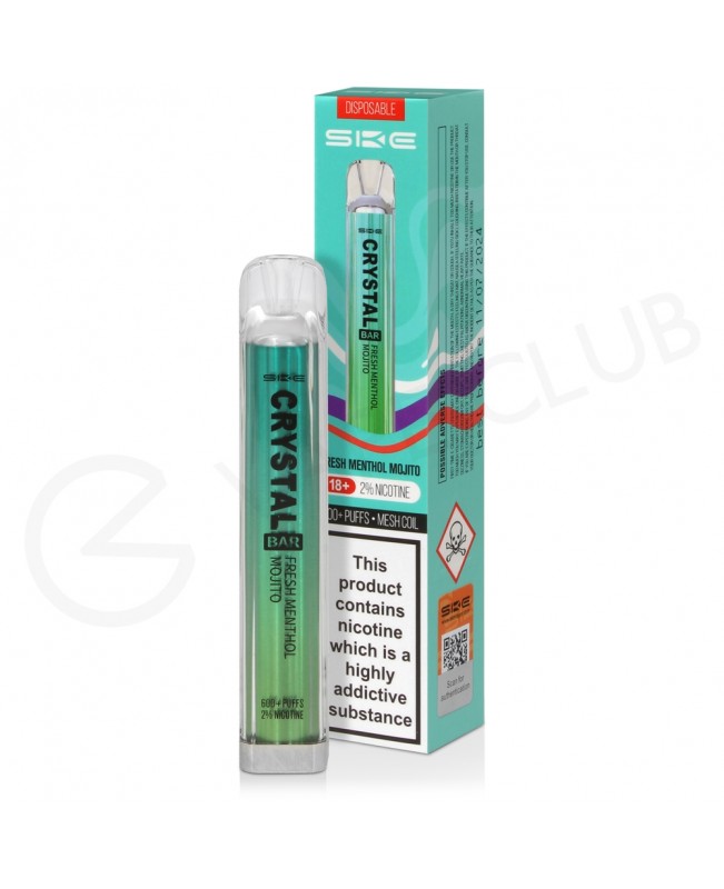 Fresh Menthol Mojito Crystal Bar Disposable Vape