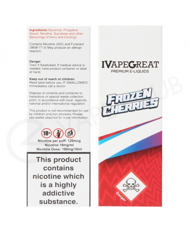 Frozen Cherries E-Liquid by IVG Crushed 50/50