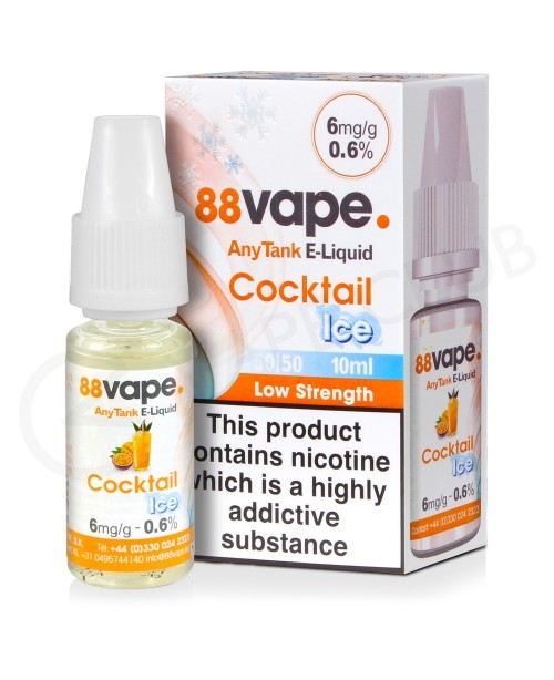 Cocktail Ice E-Liquid by 88Vape Any Tank