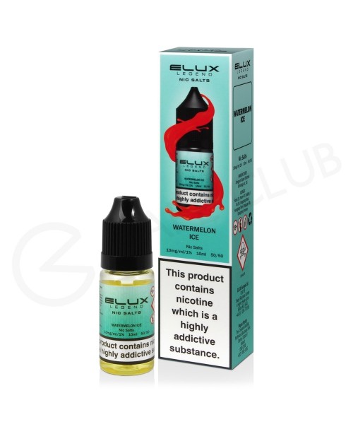 Watermelon Ice Nic Salt E-Liquid by Elux Legend