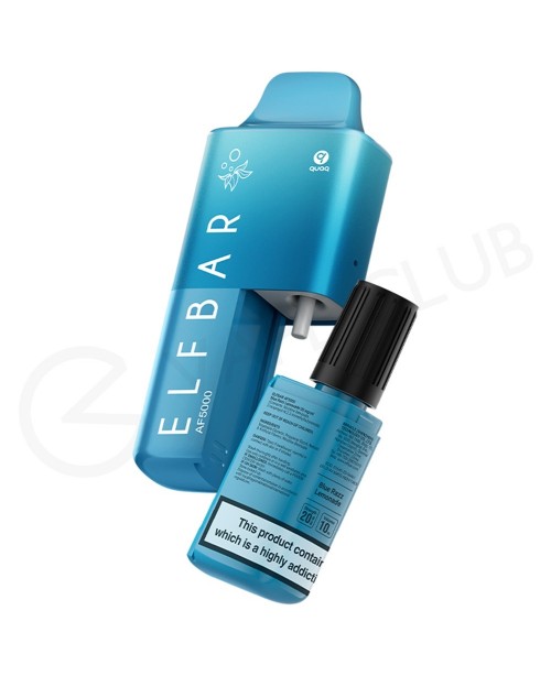 Blue Razz Lemonade Elf Bar AF5000 Disposable Vape ...