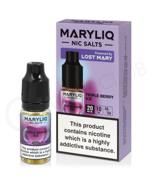 Triple Berry Ice Nic Salt E-Liquid by Lost Mary Ma...