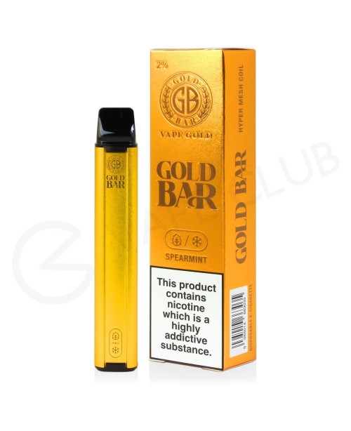 Spearmint Gold Bar Disposable Vape Spearmint Gold Bar Disposable Vape