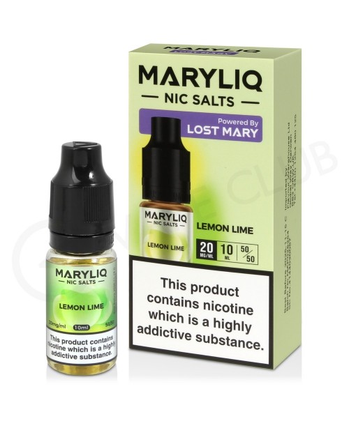 Lemon Lime Nic Salt E-Liquid by Lost Mary Maryliq
