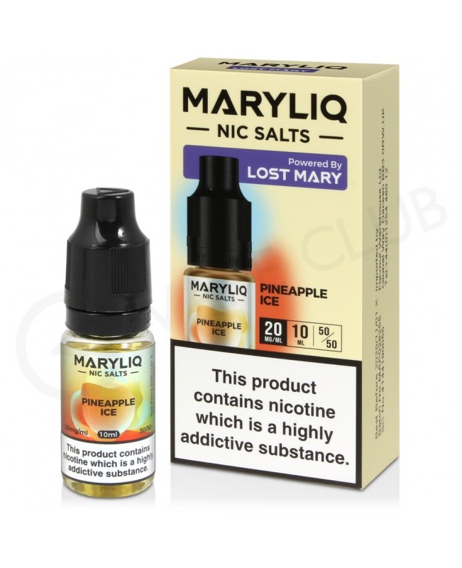 Pineapple Ice Nic Salt E-Liquid by Lost Mary Maryliq