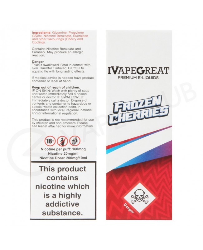 Frozen Cherries Nic Salt E-Liquid by IVG Crushed