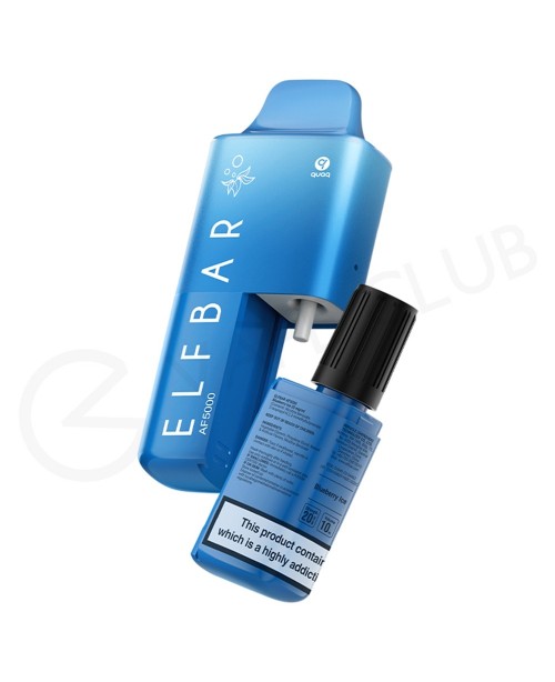 Blueberry Ice Elf Bar AF5000 Disposable Vape Kit