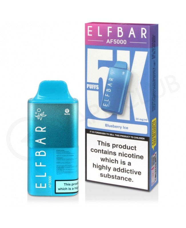 Blueberry Ice Elf Bar AF5000 Disposable Vape Kit