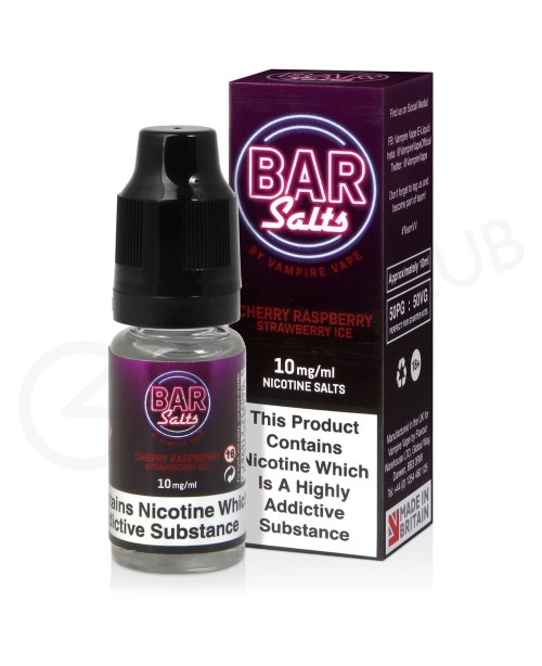Cherry Raspberry Strawberry Ice Nic Salt E-Liquid ...