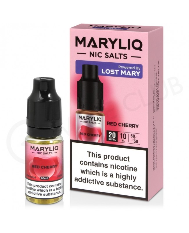 Red Cherry Nic Salt E-Liquid by Lost Mary Maryliq
