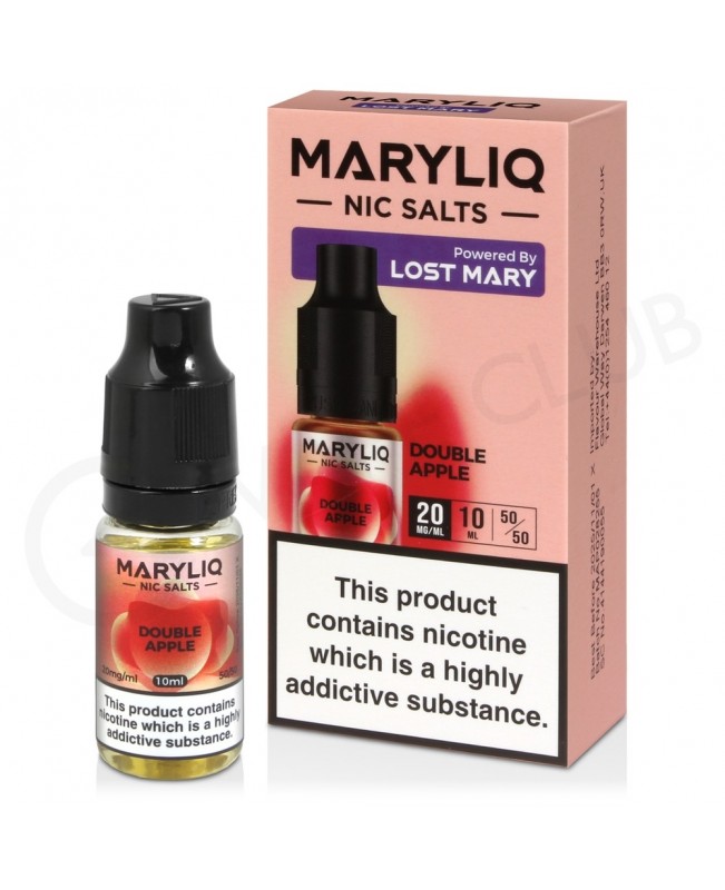 Double Apple Nic Salt E-Liquid by Lost Mary Maryliq