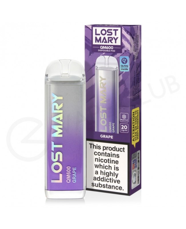 Grape Lost Mary QM600 Disposable Vape