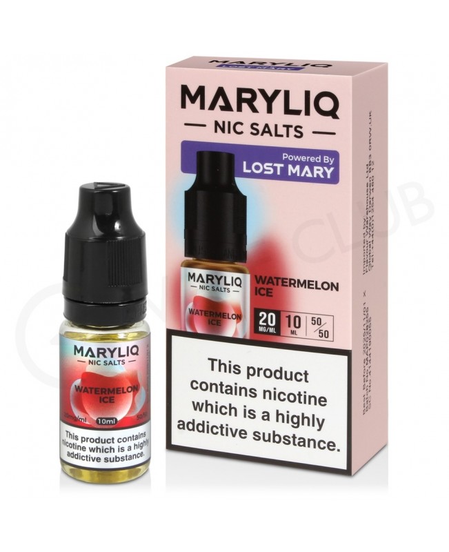 Watermelon Ice Nic Salt E-Liquid by Lost Mary Maryliq