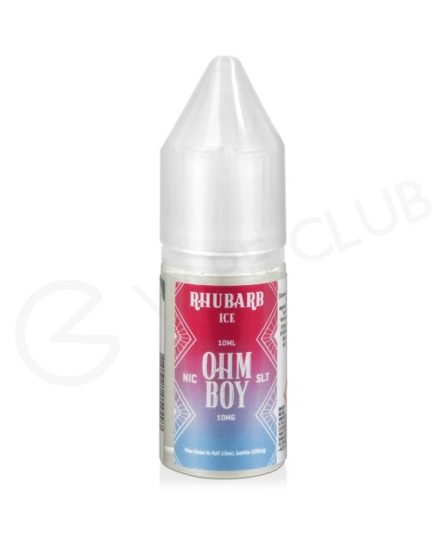 Rhubarb Ice Nic Salt E-Liquid by Ohm Boy SLT