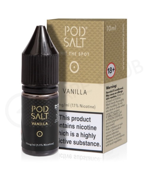 Vanilla Nic Salt E-Liquid by Pod Salt