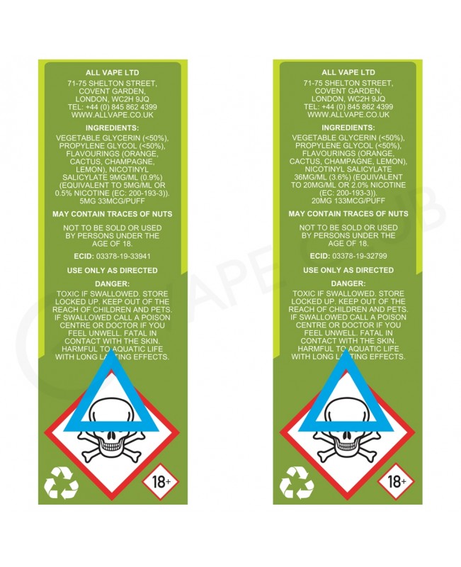 Zest Pest Nic Salt E-Liquid by Large Juice