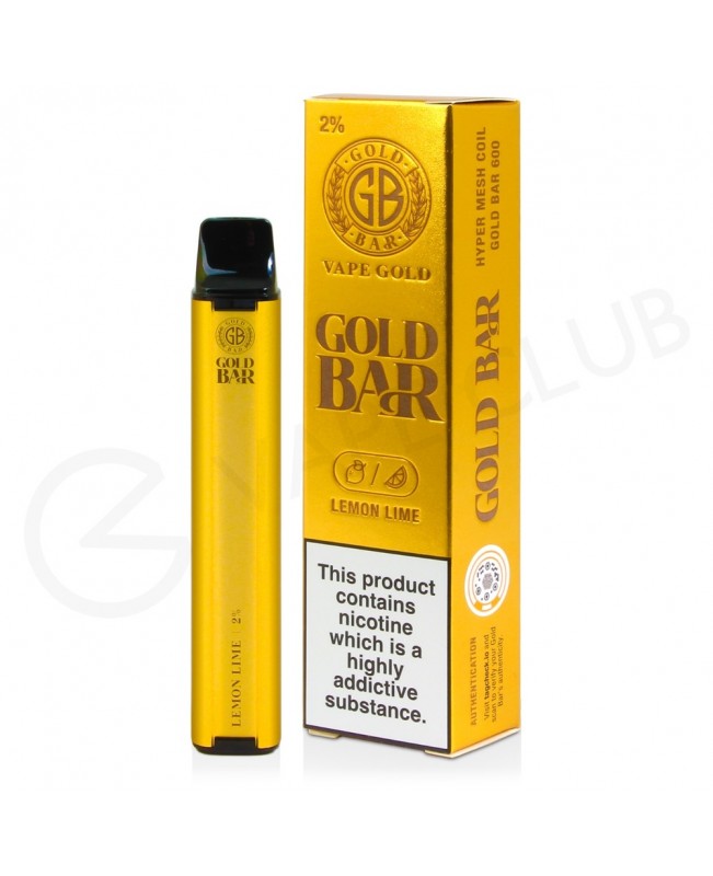Lemon Lime Gold Bar Disposable Vape