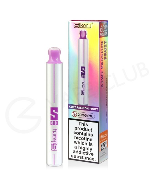 Kiwi Passion Fruit Sikary S600 Disposable Vape