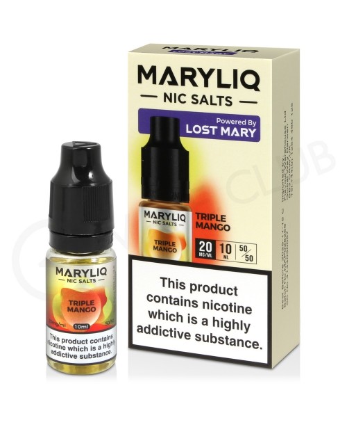Triple Mango Nic Salt E-Liquid by Lost Mary Maryli...