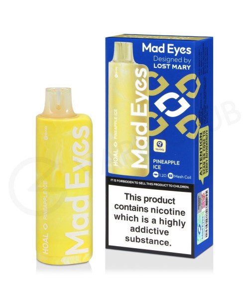 Pineapple Ice Mad Eyes Hoal Disposable Vape