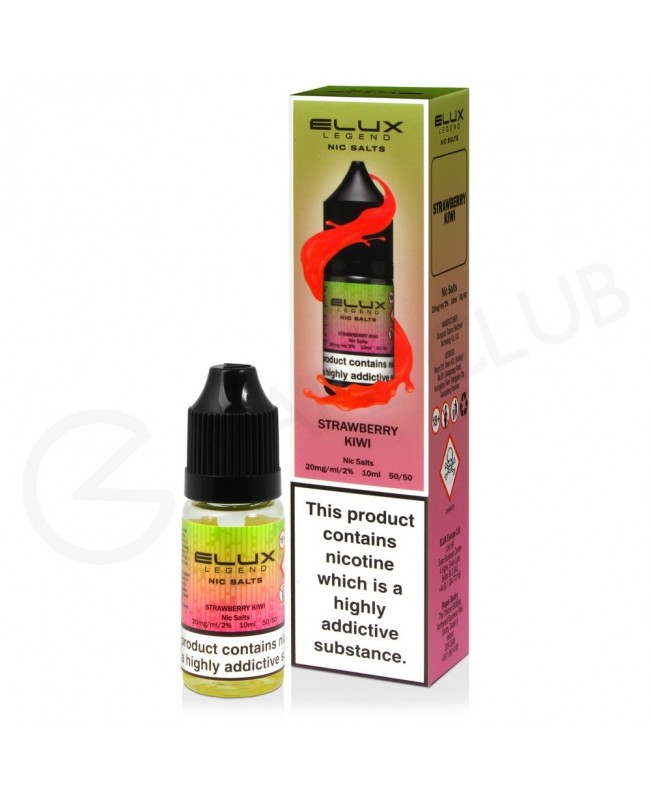 Strawberry Kiwi Nic Salt E-Liquid by Elux Legend