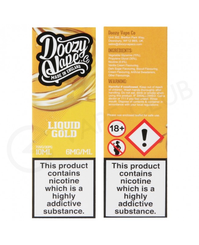 Liquid Gold E-Liquid by Doozy Vape Co.