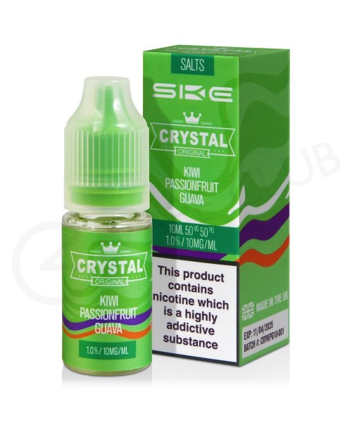 Kiwi Passionfruit Guava Nic Salt E-Liquid by Cryst...