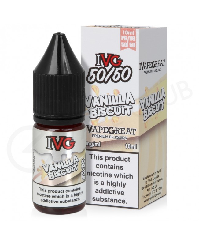 Vanilla Biscuit E-Liquid by IVG 50/50