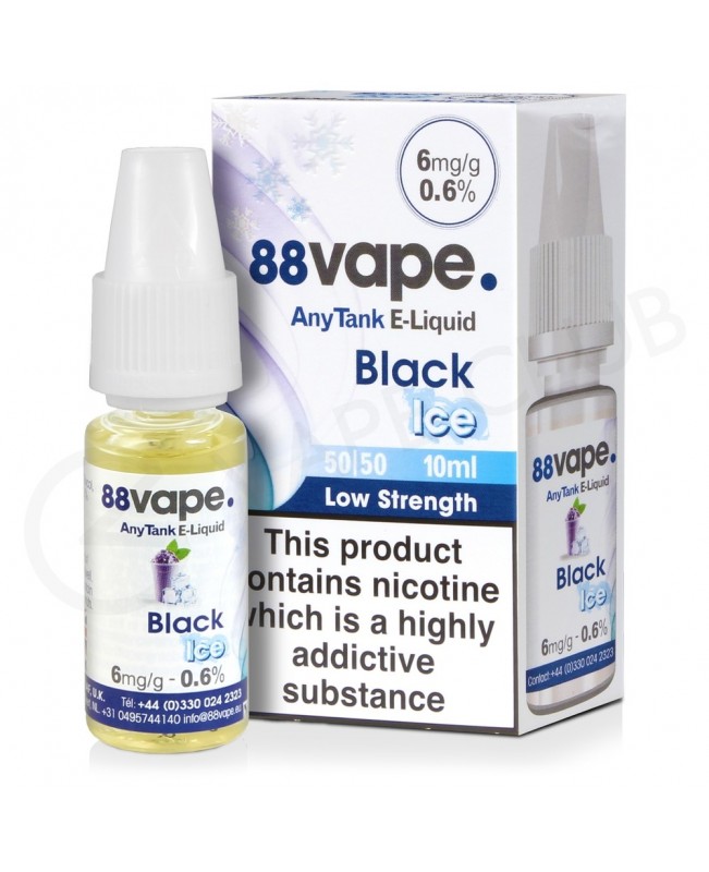 Black Ice E-Liquid by 88Vape Any Tank