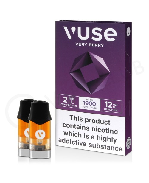 Very Berry Nic Salt ePod Prefilled Pod by Vuse