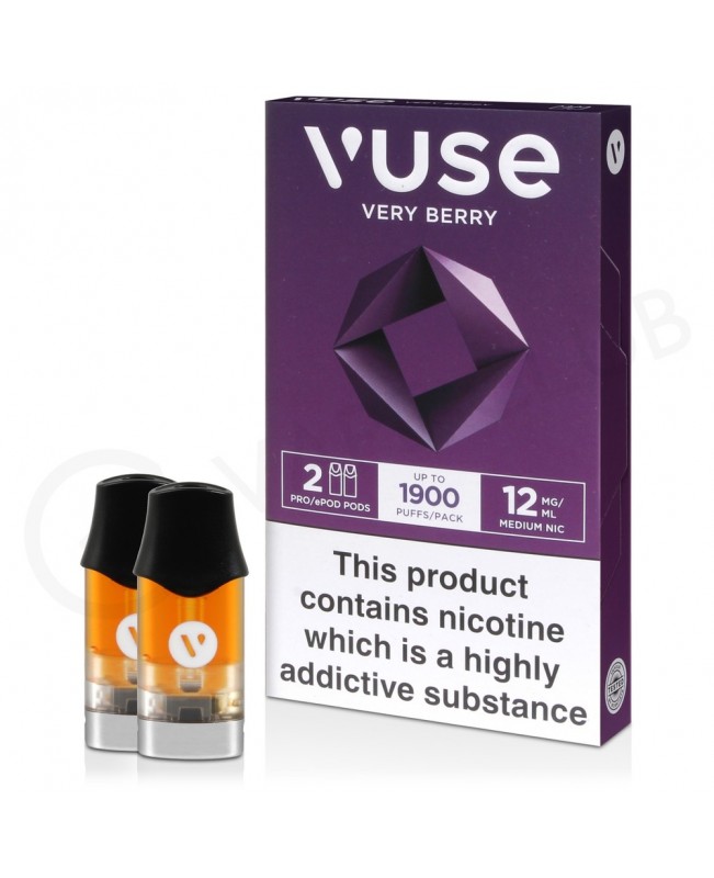 Very Berry Nic Salt ePod Prefilled Pod by Vuse