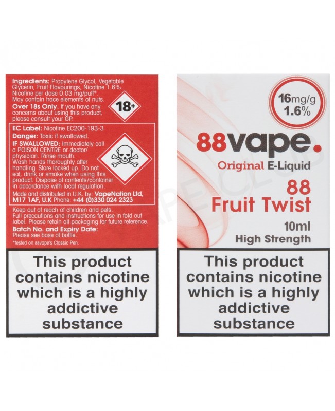 Fruit Twist E-Liquid by 88Vape
