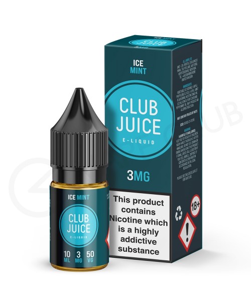 Ice Mint E-Liquid by Club Juice 50/50