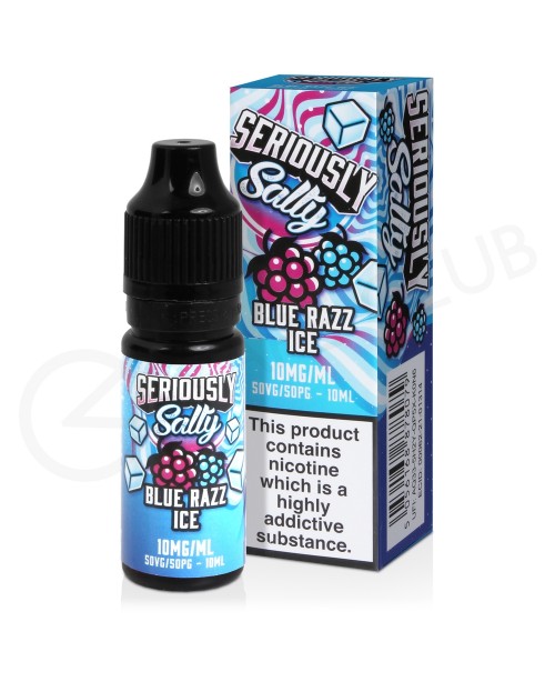 Blue Razz Ice E-Liquid by Seriously Salty