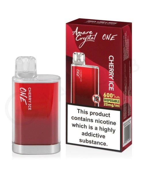 Cherry Ice Crystal Amare Crystal One Disposable Va... Cherry Ice Crystal Amare Crystal One Disposable Va...