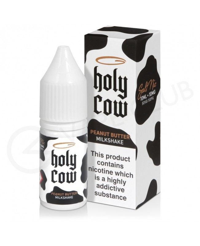 Peanut Butter Milkshake Nic Salt E-Liquid by Holy Cow