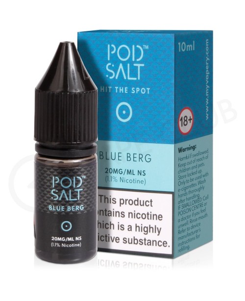 Blue Berg Nic Salt E-Liquid by Pod Salt