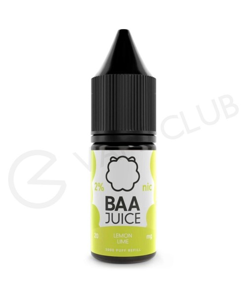 Lemon Lime Nic Salt E-Liquid by Baa Juice
