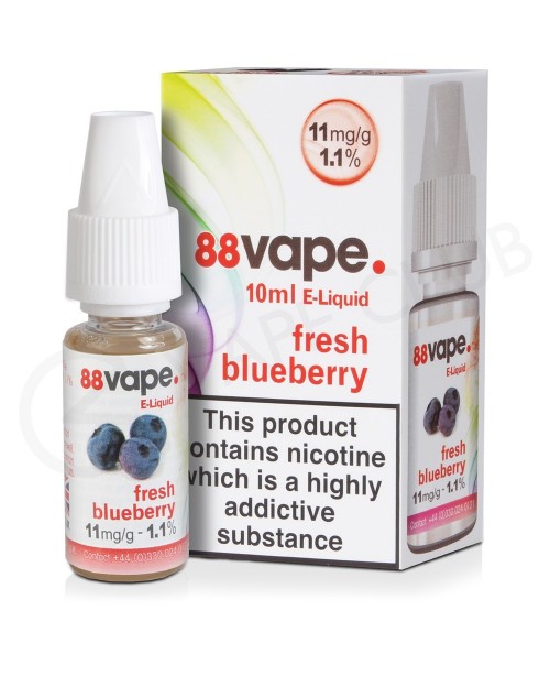 Fresh Blueberry E-Liquid by 88Vape