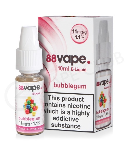 Bubblegum E-Liquid by 88Vape