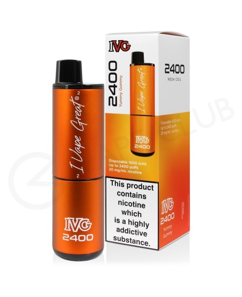 Yummy Gummy IVG 2400 Disposable Vape