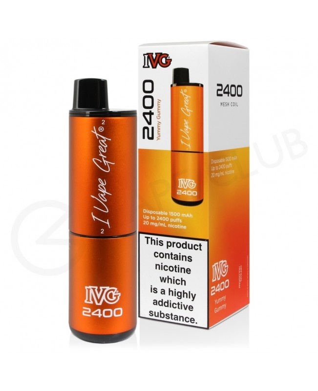 Yummy Gummy IVG 2400 Disposable Vape