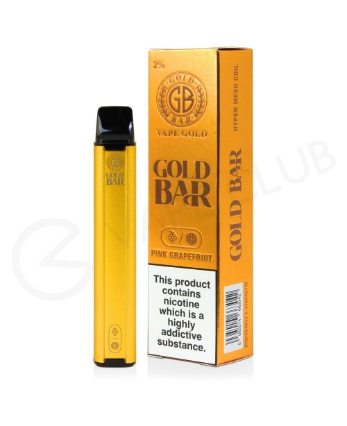 Pink Grapefruit Gold Bar Disposable Vape