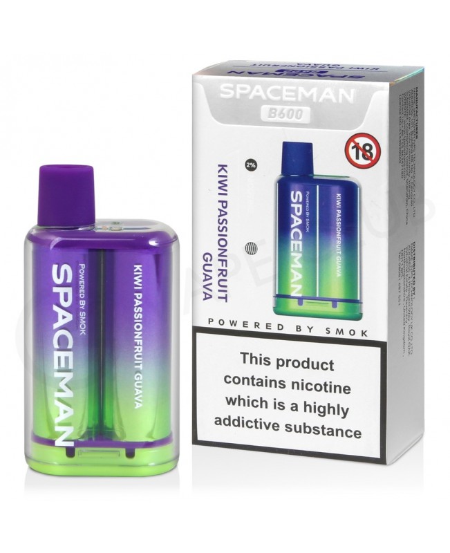 Kiwi Passionfruit Guava Spaceman B600 Disposable Vape