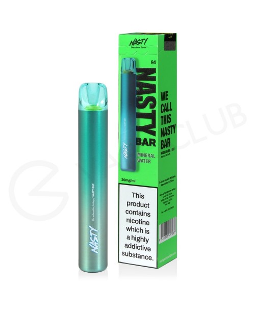 Mineral Water Nasty Bar DX2 Disposable Vape