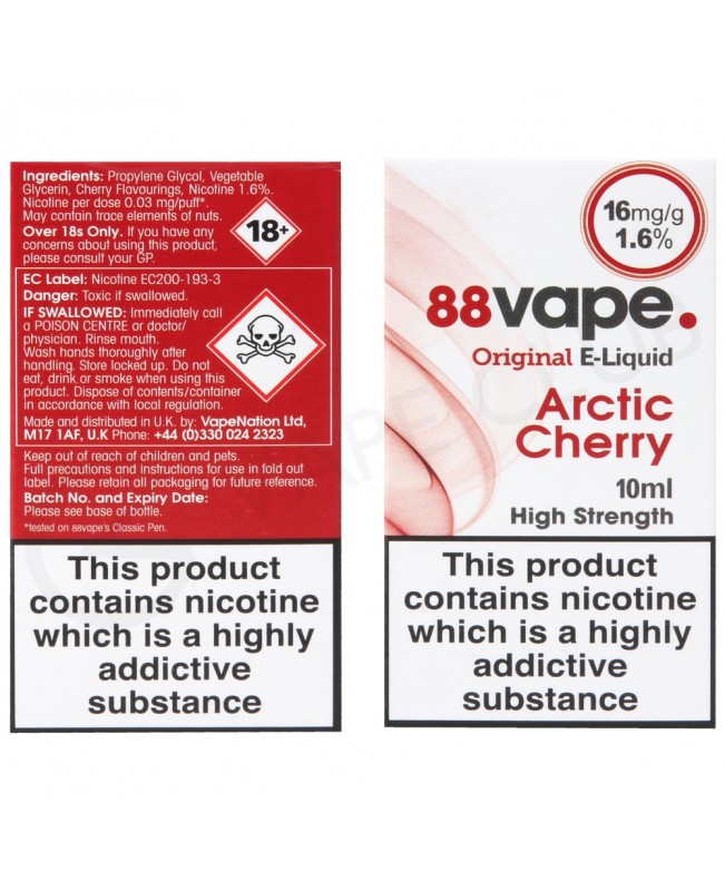 Arctic Cherry E-Liquid by 88Vape