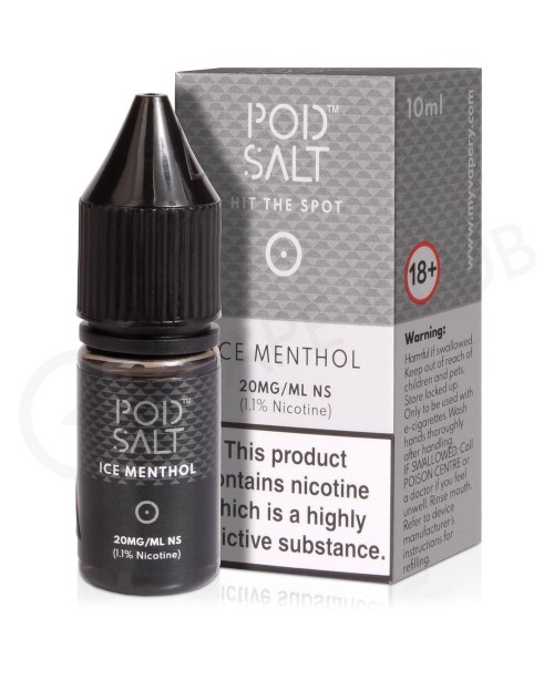 Ice Menthol Nic Salt E-Liquid by Pod Salt