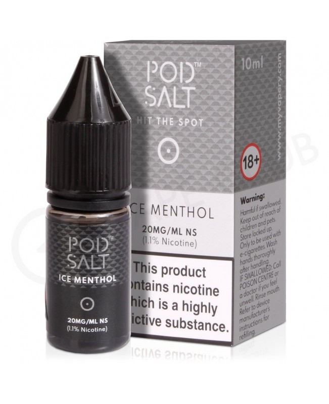 Ice Menthol Nic Salt E-Liquid by Pod Salt