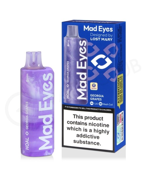 Georgia Grapes Mad Eyes Hoal Disposable Vape