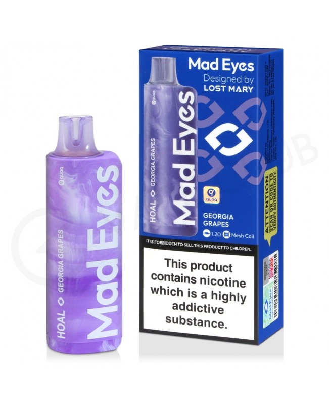 Georgia Grapes Mad Eyes Hoal Disposable Vape